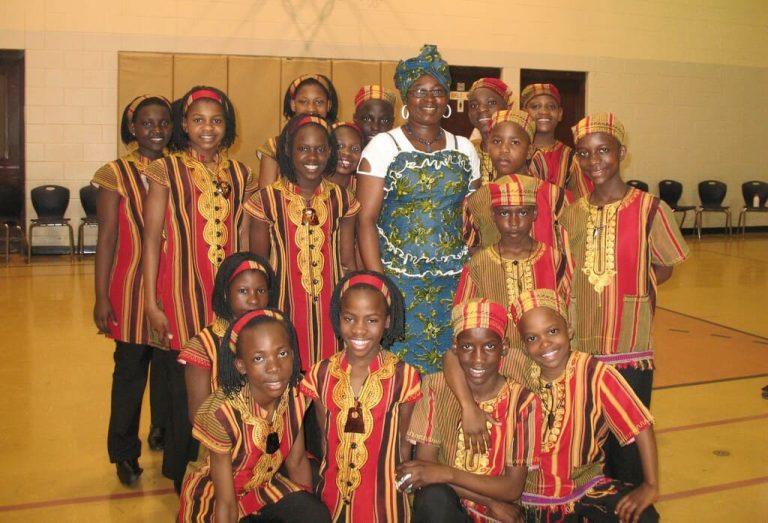 Rose Kantiono with Watato Children from Uganda